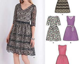 New Look 6370 Misses' Dress with Bodice Variations