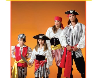 Misses'/Men's/Children's/Boys'/Girls' Pirate Costumes - McCall's M4952