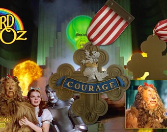 Médaille Du Courage – Le Magicien D'Oz – Réplique Collectionneur – Neuve