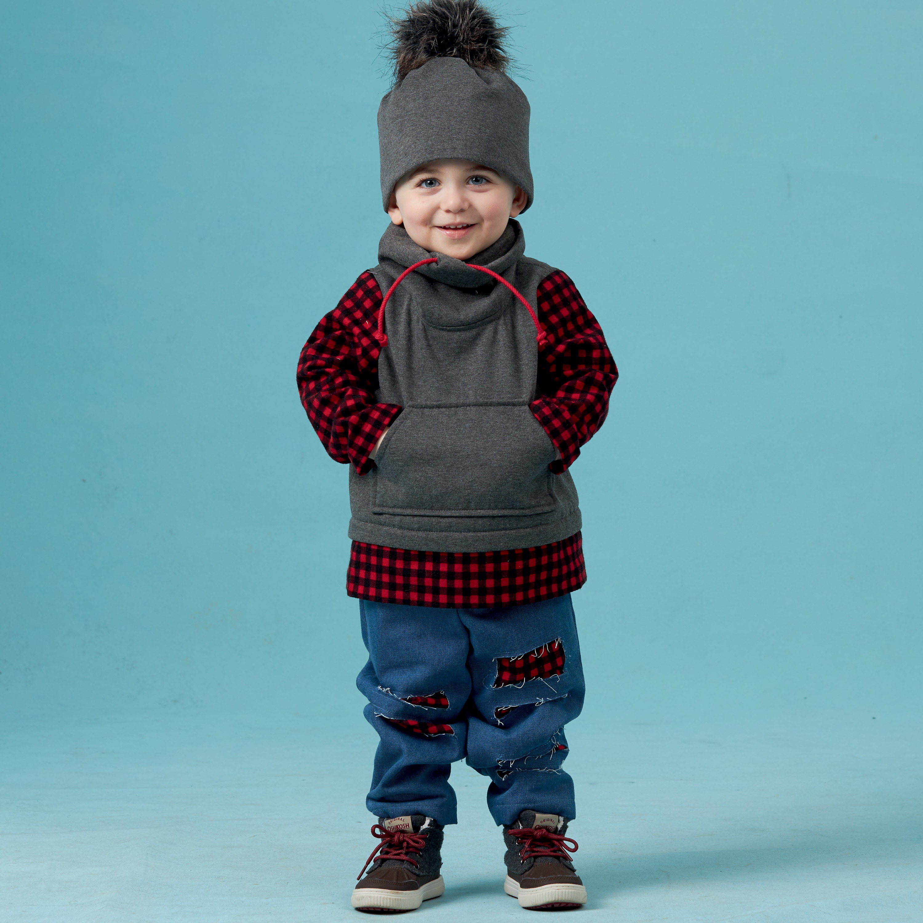 Toddlers' / Children's Pants, Knit Top & Hat - Simplicity S8997