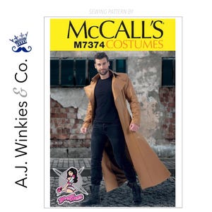 McCall's M7374 Collared & Seamed Coats - Legends Of Tomorrow