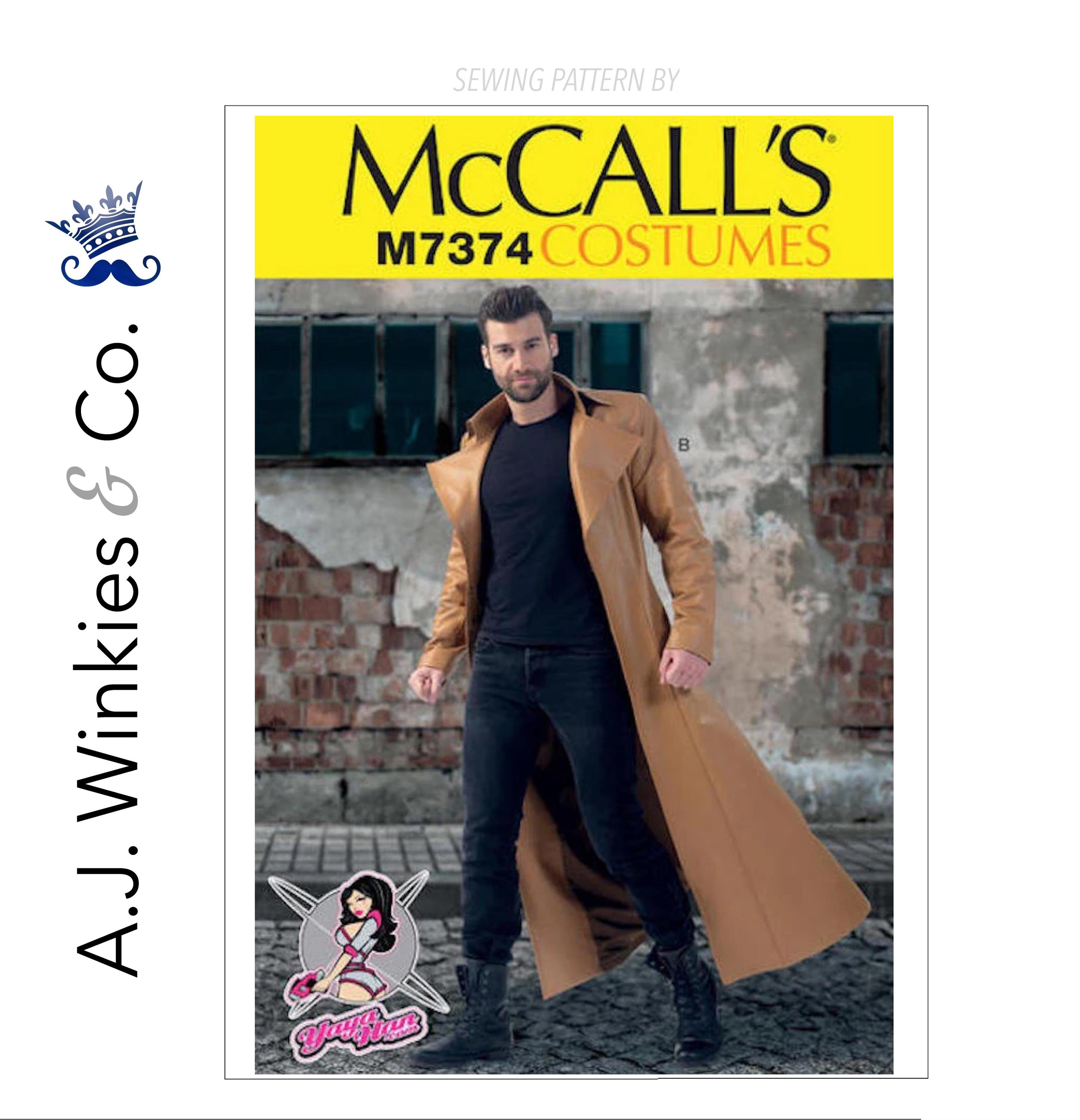 Mccall's M7374 Collared & Seamed Coats - Legends of Tomorrow - Etsy