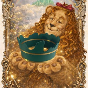 Cowardly Lion Flower Pot Crown from Wizard of Oz