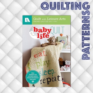 Leisure Arts 37553  Baby Life Quilt - Easy Applique Pattern Pack