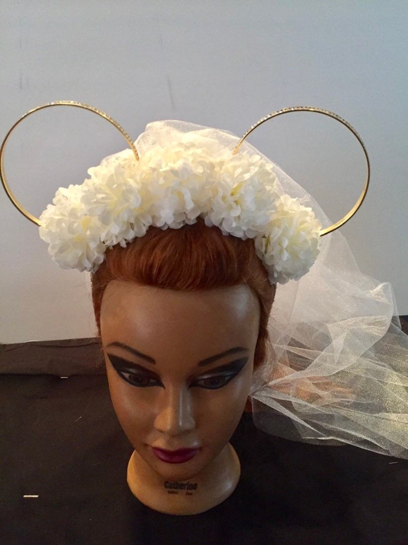 Wedding Minnie Ears Headband