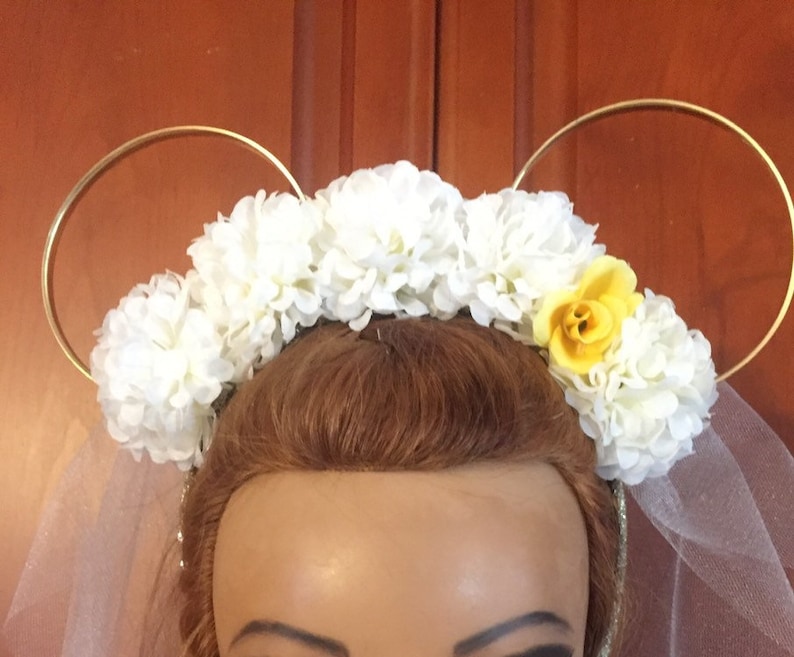 Wedding Minnie Ears Headband