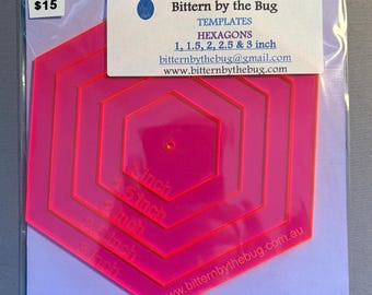 BBTB Donut Hexagon Template Set