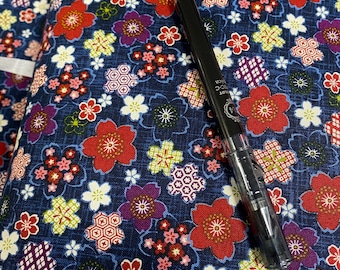 Cherry Blossom Riot - Japanese Cotton - fabric by the 1/4mtr