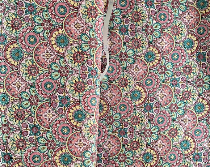 Stain Glass Window - Pinks - Sheeting weight fabric