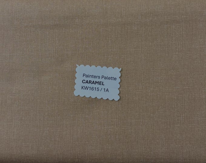 Painters Palette - CARAMEL - Japanese Cotton - fabric by the 1/4mtr
