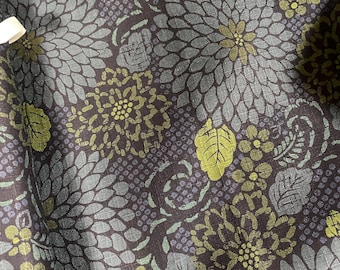 Dahlia Teal and Blues - fabric by the 1/4mtr