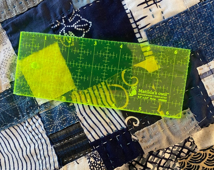 6 1/2 inch x 2 1/2 inch ruler