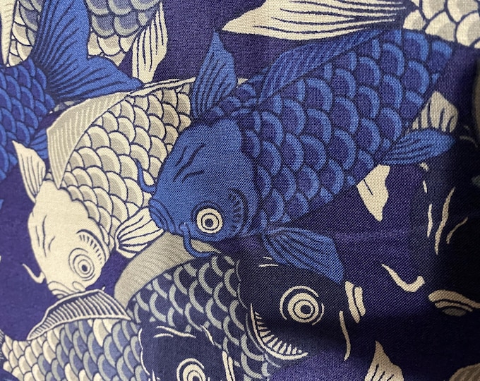 Big bold Carp Fish!- fabric by the 1/4mtr