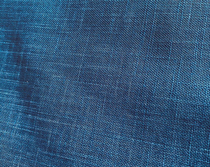 Rustic Blue cotton - fabric by the 1/4mtr