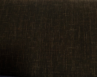 Flecked BLACK - fabric by the 1/4mtr