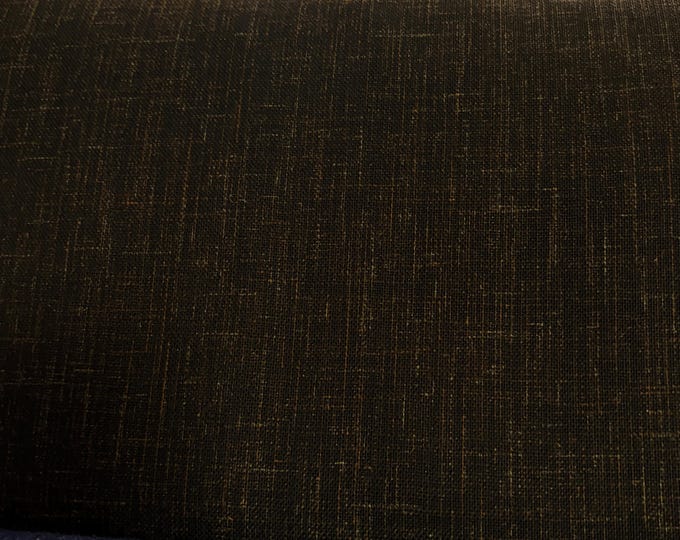 Flecked BLACK - fabric by the 1/4mtr