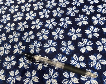 Cherry Blossom on dark blue background