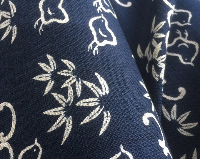 Plovers on Navy - fabric by the 1/4mtr