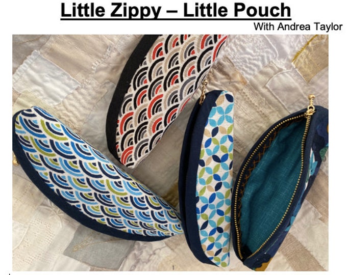 Little Zippy Bag  - Pattern - Free online Tutorial