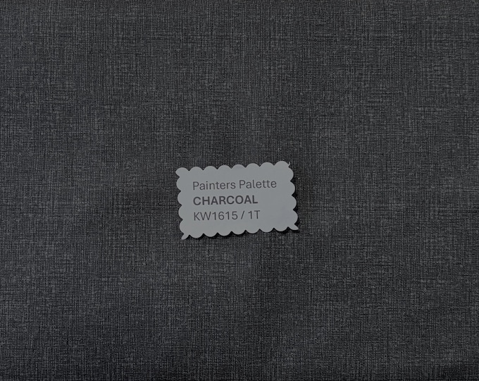 Painters Palette - CHARCOAL - Japanese Cotton - fabric by the 1/4mtr