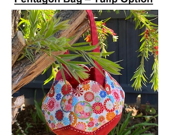 Pentagon Tulip Bag  - Pattern