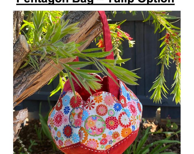 Pentagon Tulip Bag  - Pattern