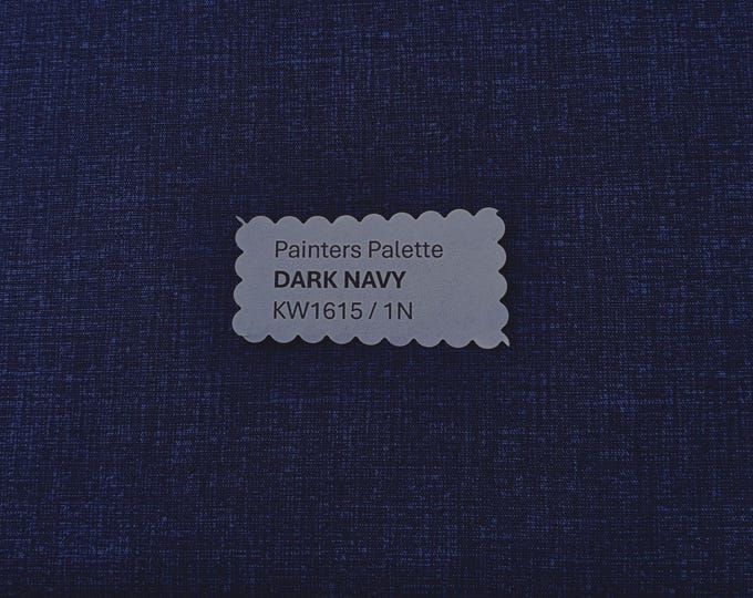 Painters Palette - DARK NAVY- Japanese Cotton - fabric by the 1/4mtr