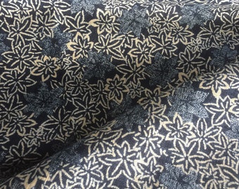 Maple leaves on Navy