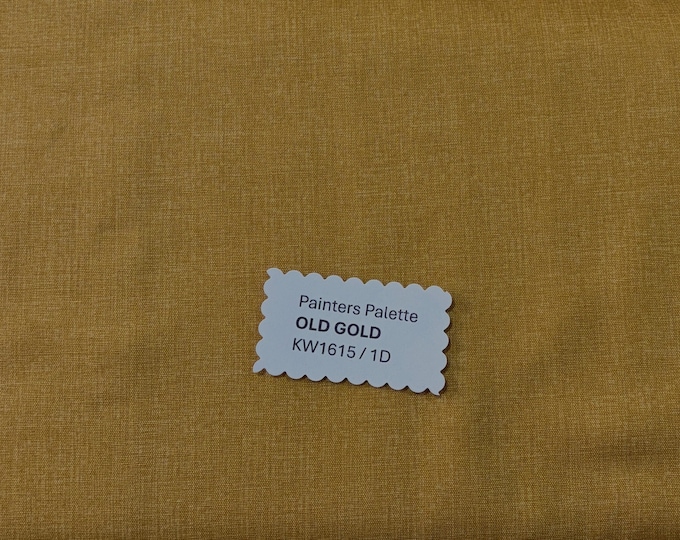Painters Palette - OLD GOLD - Japanese Cotton - fabric by the 1/4mtr