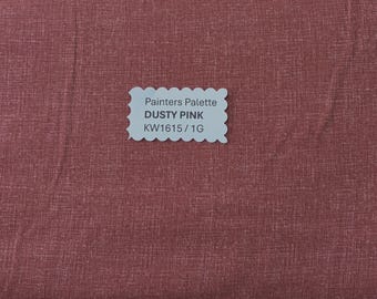 Painters Palette - DUSTY PINK - Japanese Cotton - fabric by the 1/4mtr