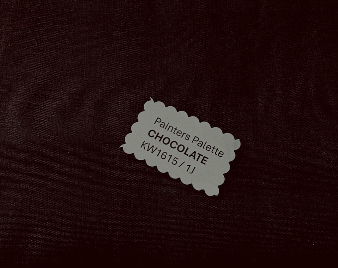 Painters Palette - CHOCOLATE- Japanese Cotton - fabric by the 1/4mtr