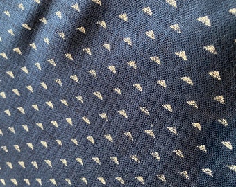 Tiny Mountains on Navy - fabric by the 1/4mtr