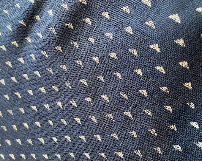 Tiny Mountains on Navy - fabric by the 1/4mtr