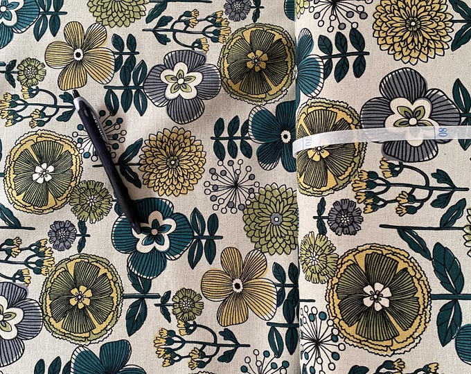 Botanicals - Japanese Linen/Cotton fabric