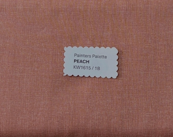 Painters Palette - PEACH - Japanese Cotton - fabric by the 1/4mtr