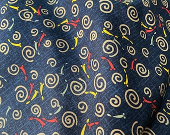 Fish in a pond - Japanese cotton - fabric by the 1/4mtr.