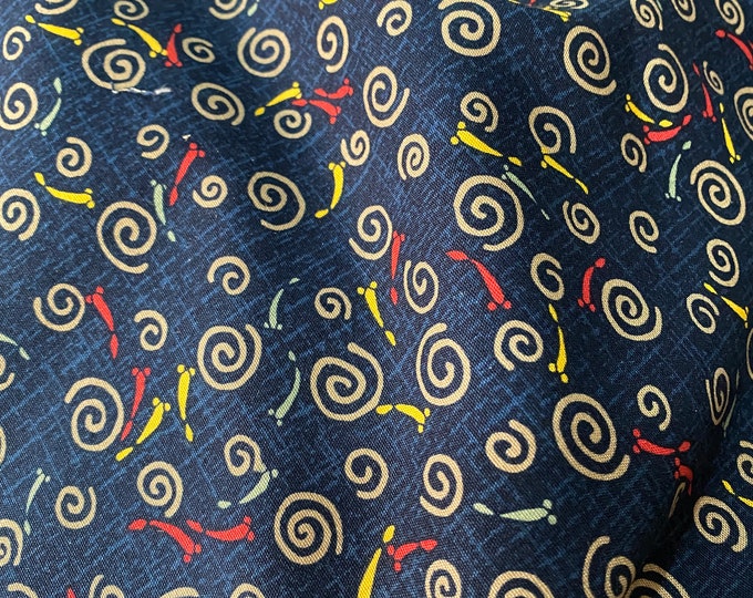 Fish in a pond - Japanese cotton - fabric by the 1/4mtr.