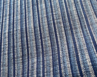 Sevenberry Japanese Cotton . 110cm wide fabric sold in 1/4mtr increments. Narrow Stripes