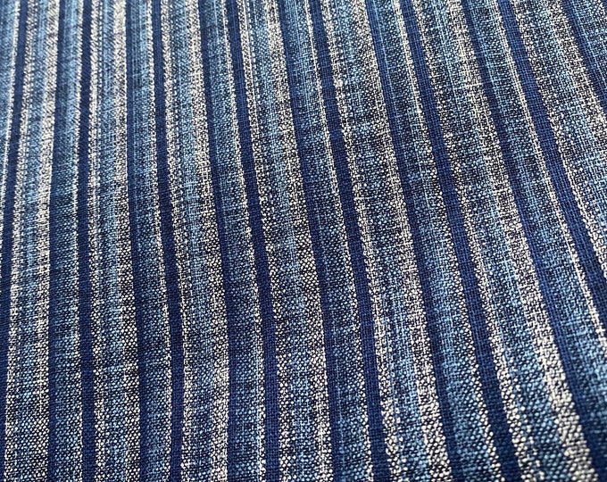 Sevenberry Japanese Cotton . 110cm wide fabric sold in 1/4mtr increments. Narrow Stripes