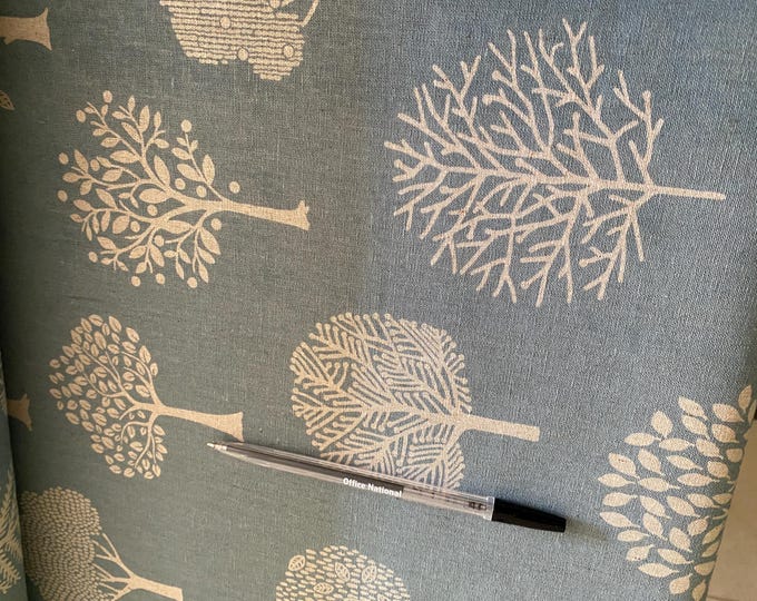 Glorious Trees  - Japanese Linen/Cotton - fabric by the 1/4mtr 134 cm wide