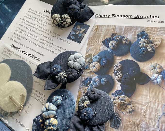 Cherry Blossom Brooches