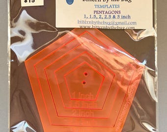 BBTB Donut Pentagon Template Set