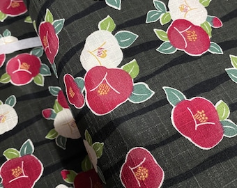 Modern Camellia  - fabric by the 1/4mtr