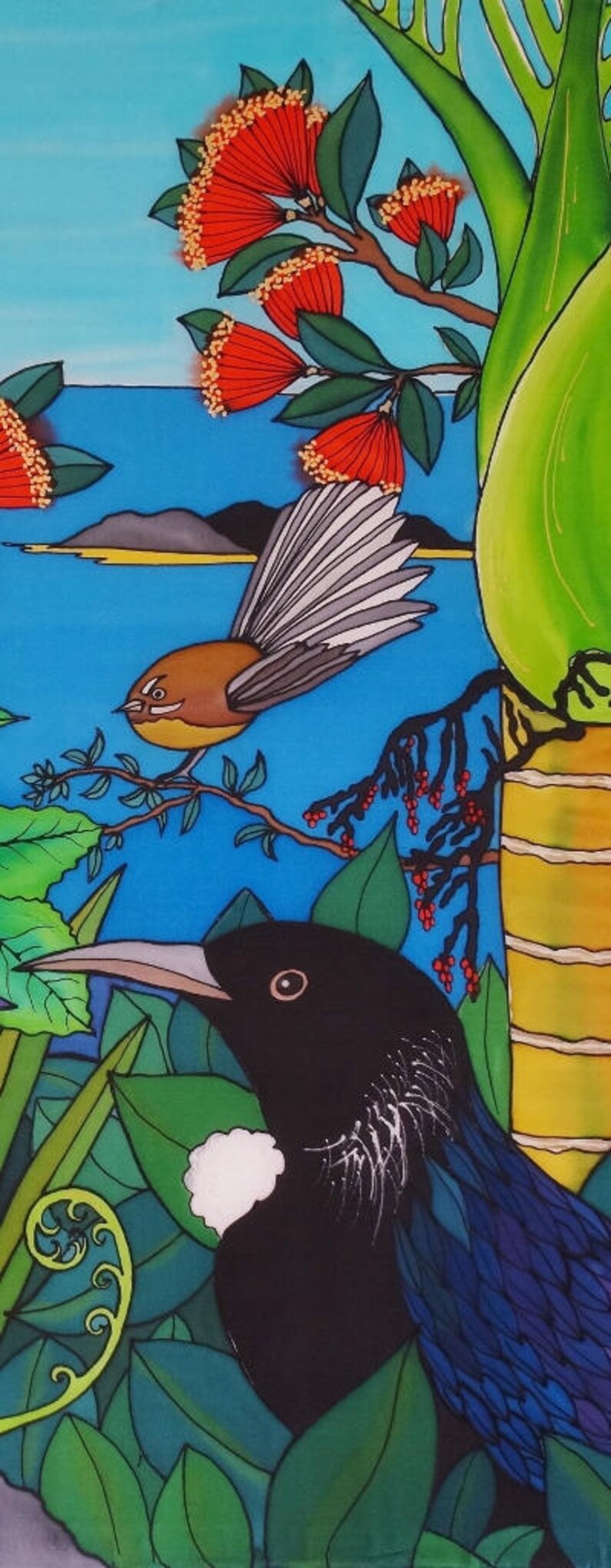 Outdoor Garden Art on Aluminium by New Zealand Artist Jo May Etsy New