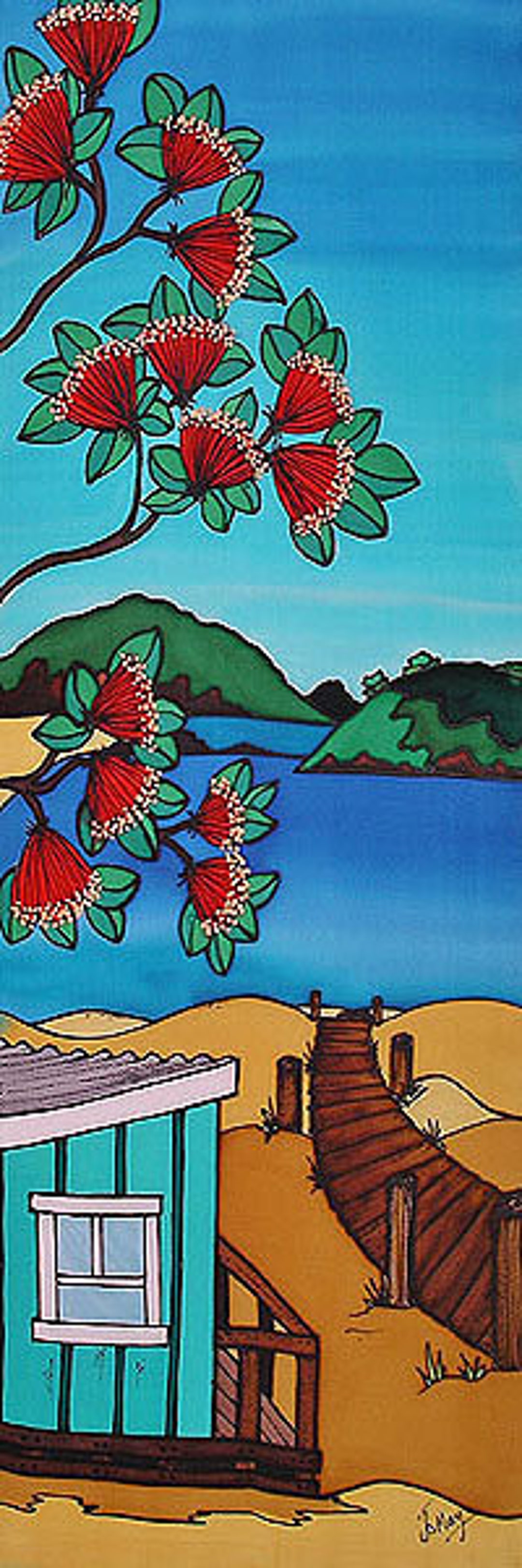 Outdoor Garden Art on Aluminium by New Zealand Artist Jo May Etsy