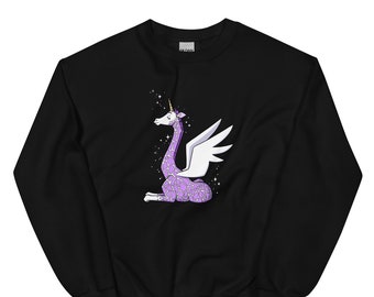 Giraffe Unicorn Unisex Sweatshirt