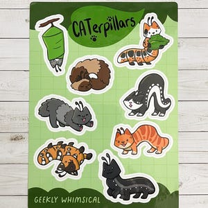 CATerpillars Sticker Sheet