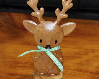 Handmade Rustic Reindeer - Winter Holiday Decor