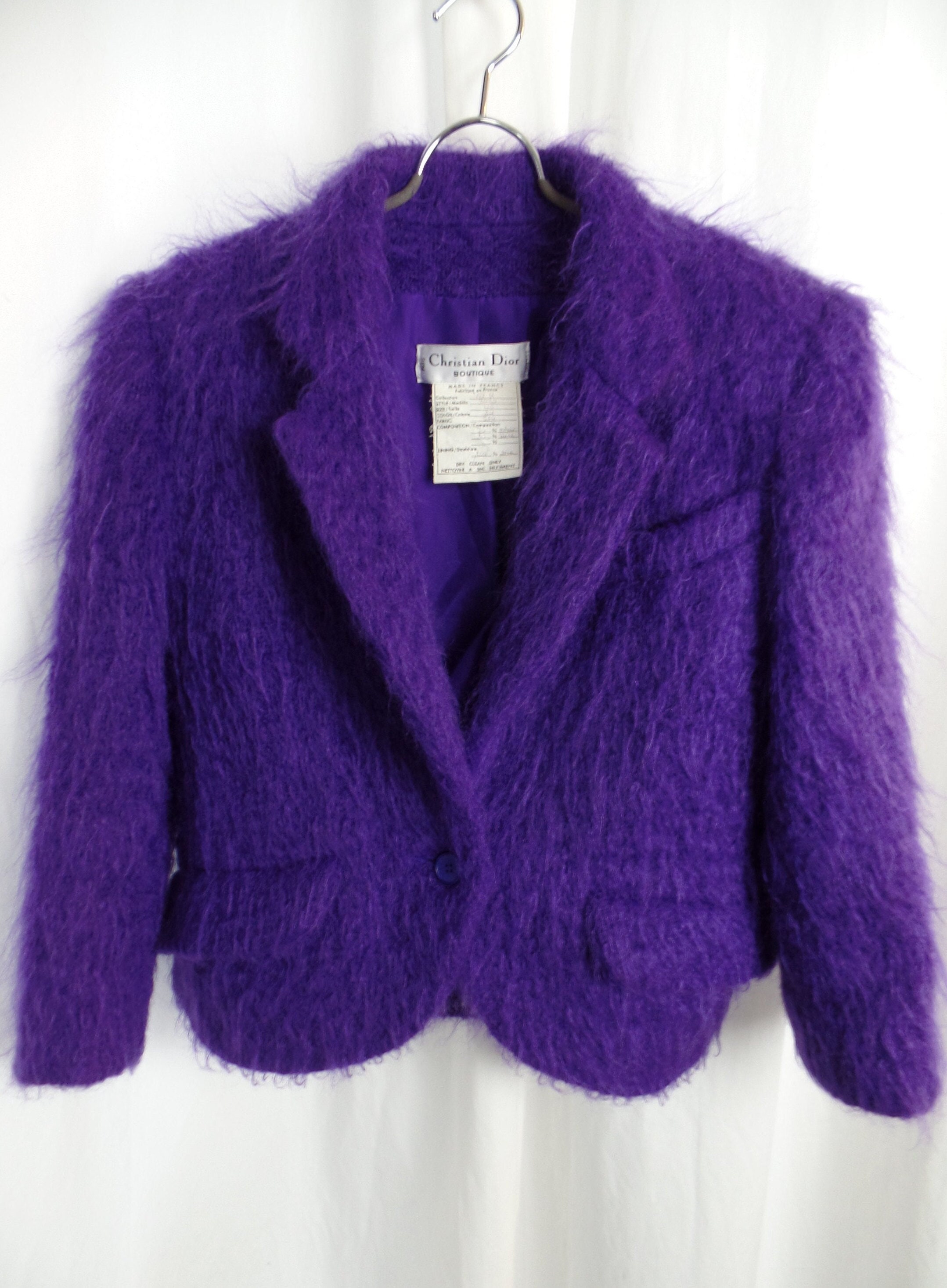 Christian Dior Mohair - Etsy Christian Dior Mohair - Etsy