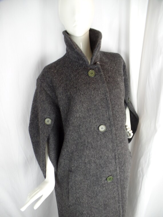 60s vintage GIVENCHY Paris haute couture grey wool